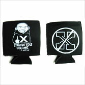 straight edge for a while beer koozie