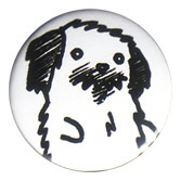 Fatso Dog Button