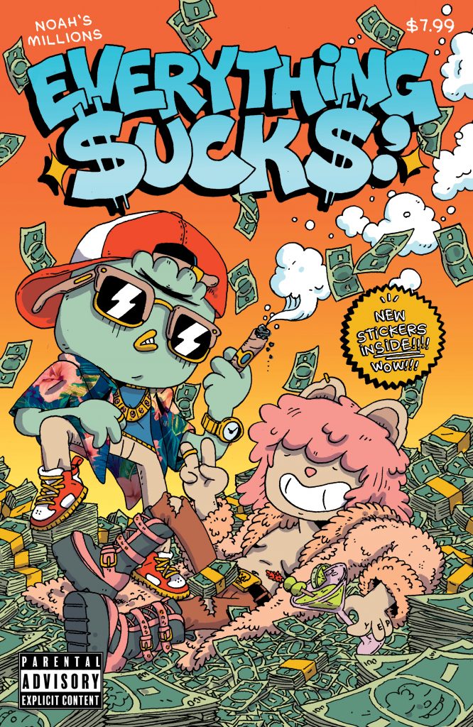 Cover of Everything Sucks: Noah's Millions by Michael Sweater
