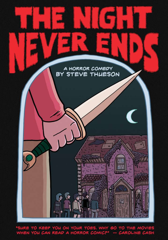 Cover of The Night Never Ends by Steve Thueson.