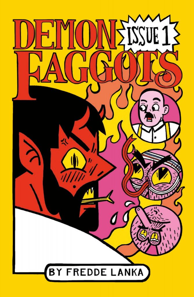 The cover for Demon Faggots #1